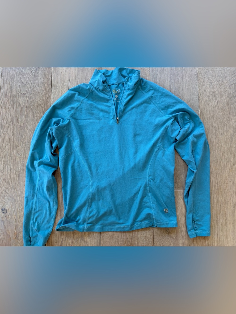 Mountain Hardwear 1/4 zip base layer hiking outdoor gorpcore - size medium